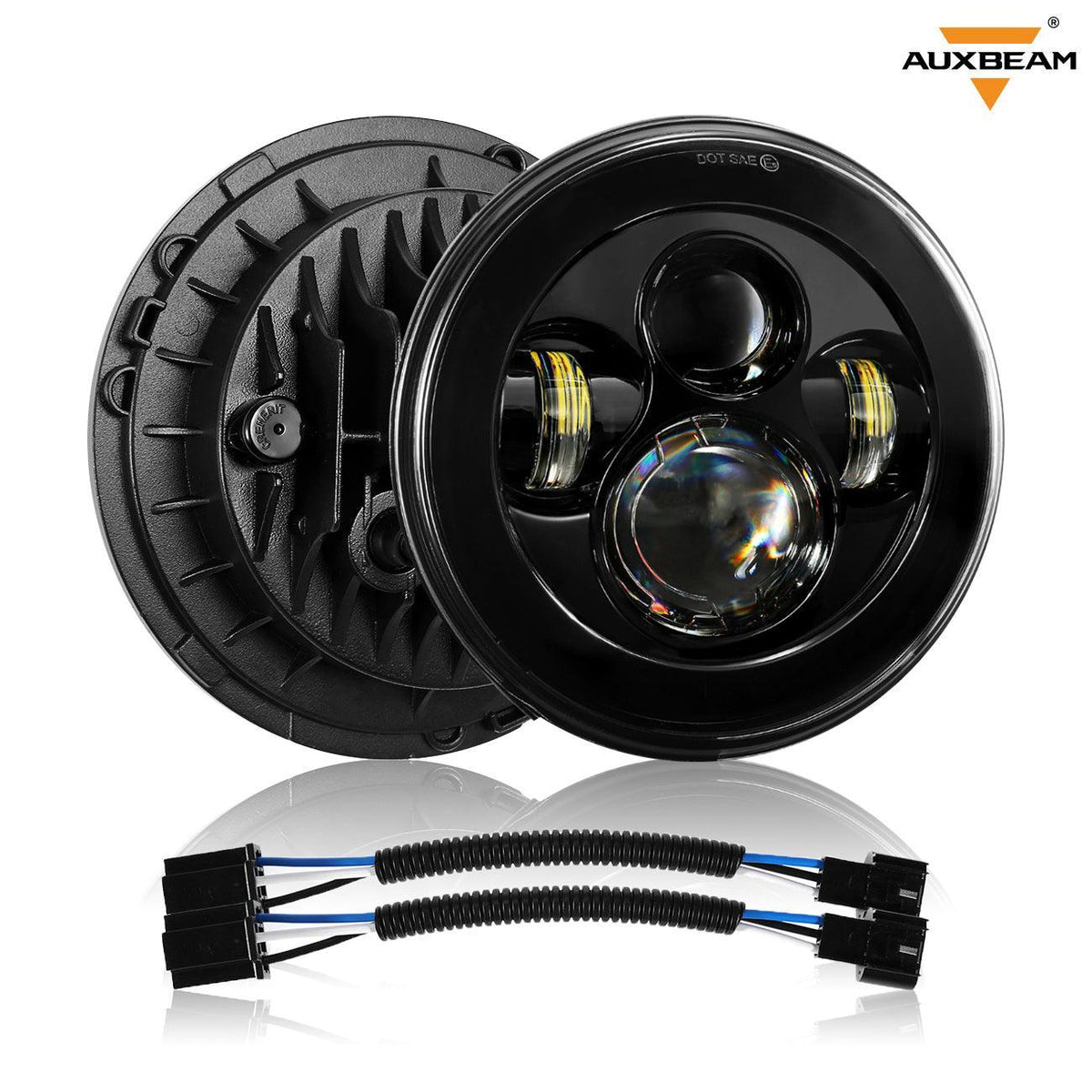 Auxbeam 7'' LED Headlight Replacement