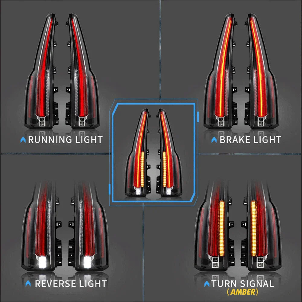 Vland LED Tail Light for 2015-2020 Chevrolet Tahoe Suburban 4th Gen (K2UC)
