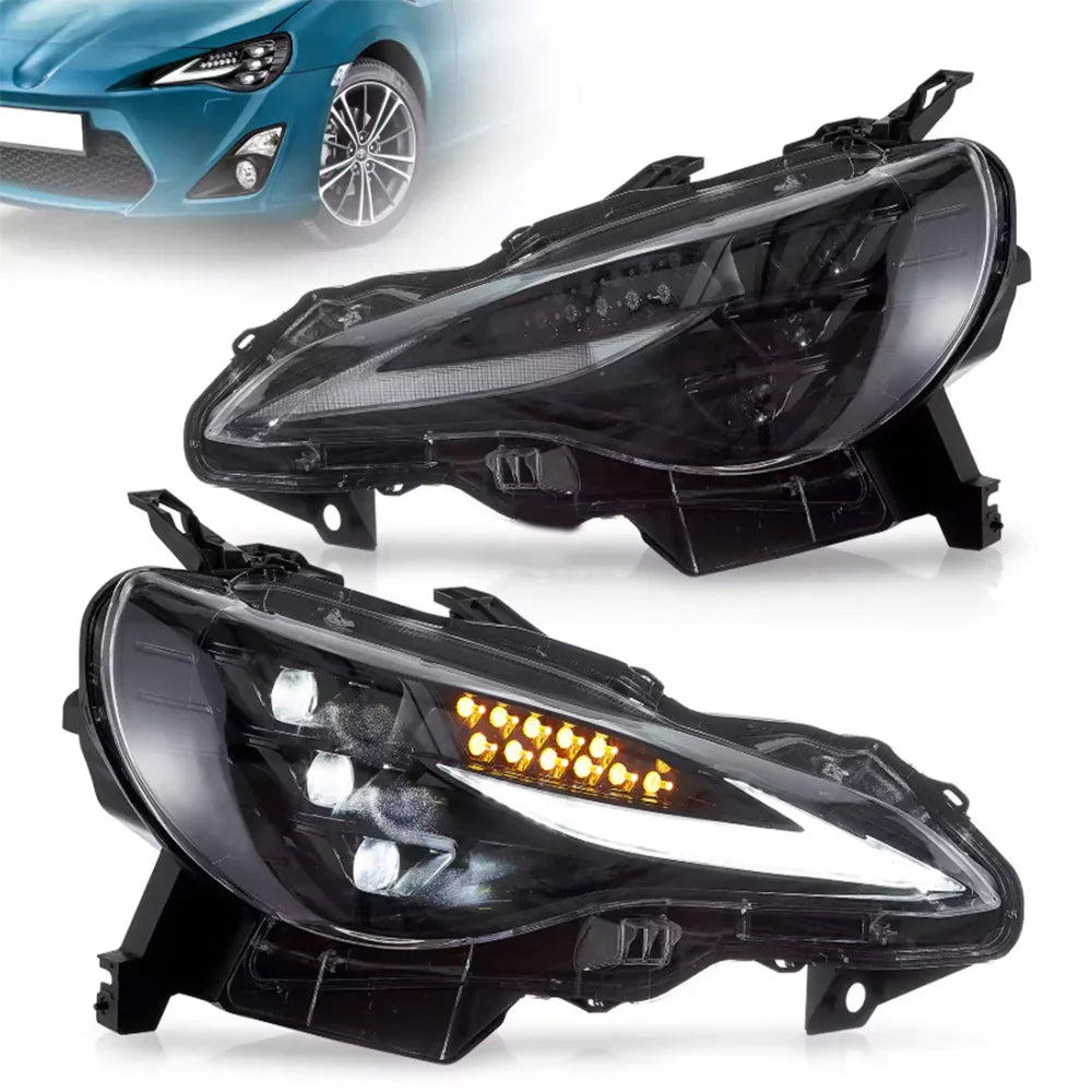 Vland LED Headlight for 2012-2021 Toyota 86/GT86, Subaru BRZ, Scion FR-S
