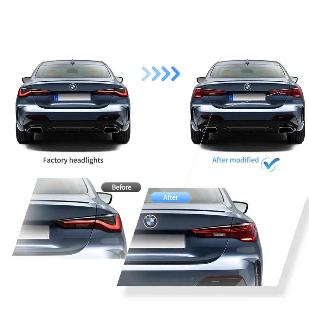 Vland LED Laser Tail Lights for 2020+ BMW 4 Series G22/G23/G26, M4 G82/G83