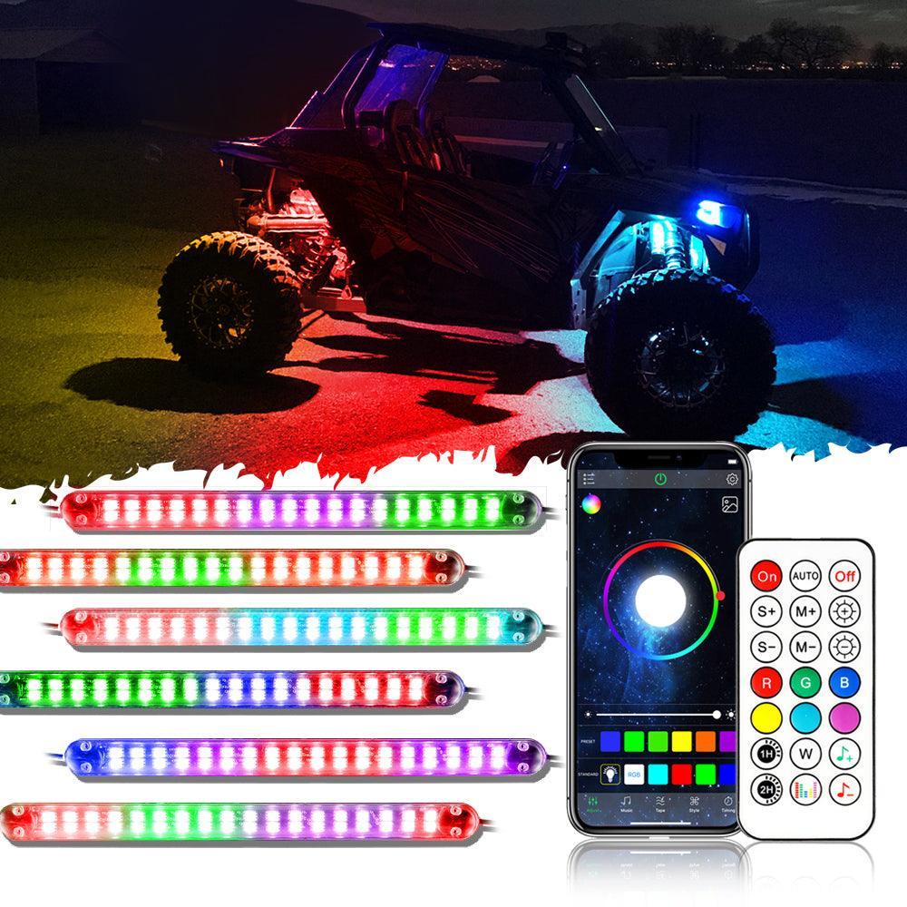 Auxbeam Magic Dream Color RGB Underglow Lights LED Strip Lights Kit