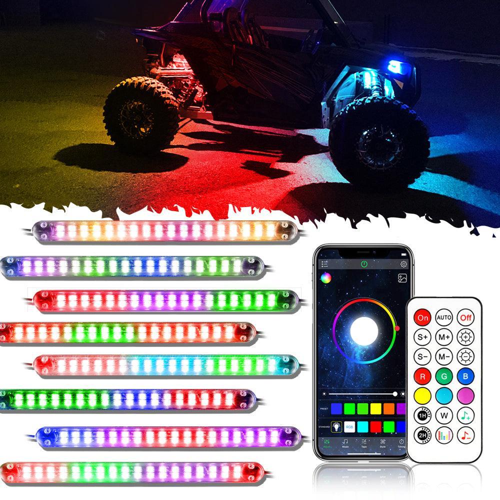 Auxbeam Magic Dream Color RGB Underglow Lights LED Strip Lights Kit