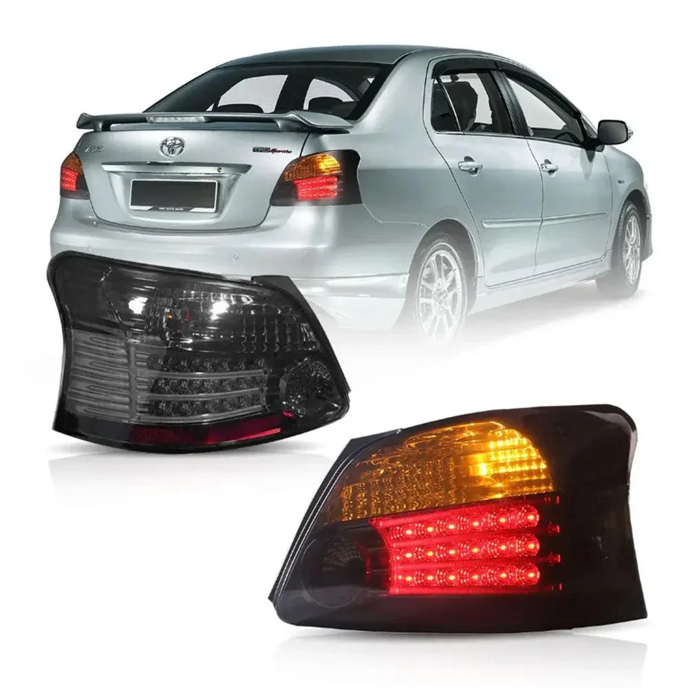 Vland LED Tail Lights for 2005-2013 Toyota Vios/Yaris 2nd Gen (NCP93) Sedan