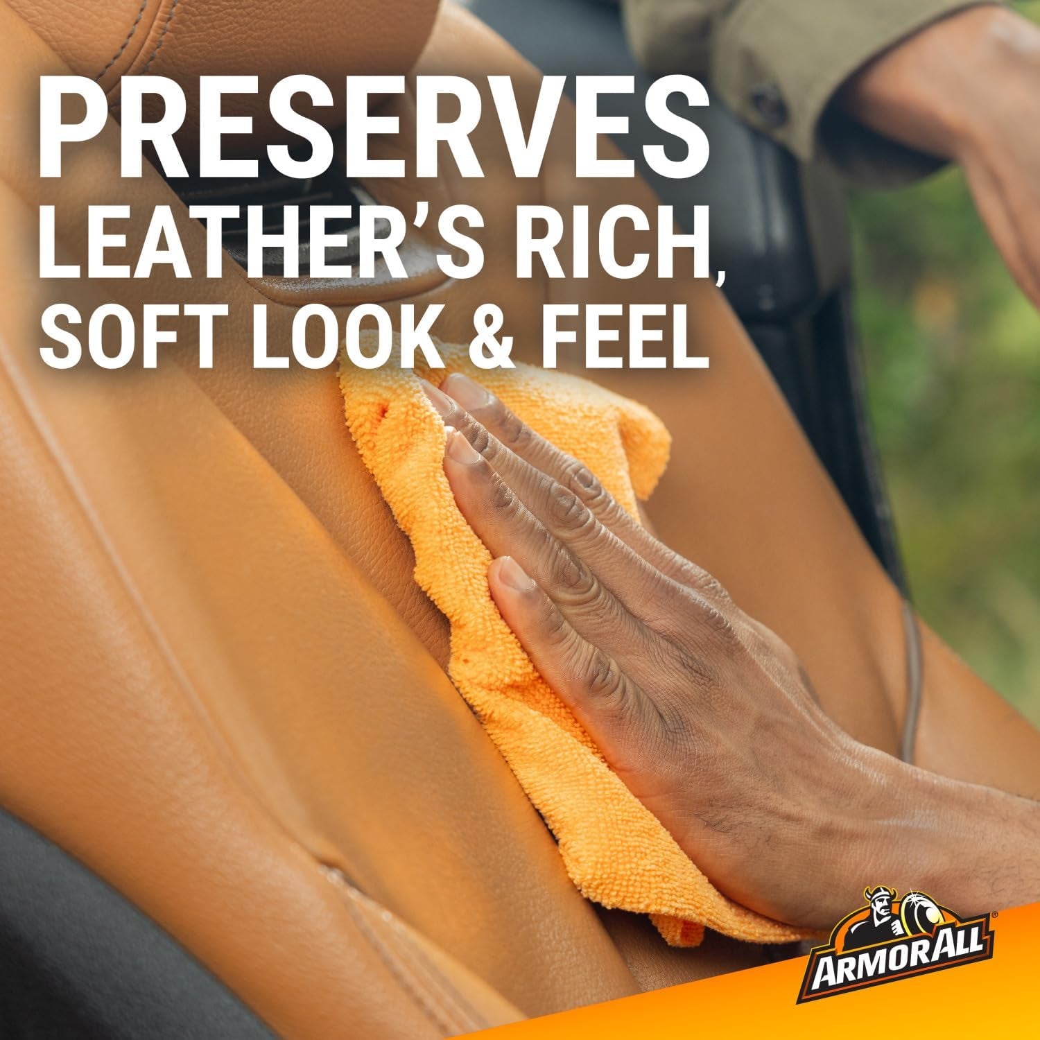 Armor All Leather Care Spray with Real Beeswax - Cleaner, Conditioner & Protectant (16 fl oz)