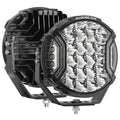 V-ULTRA Series | 9 Inch 300W LED Side Shooter White Driving Lights with Amber DRL