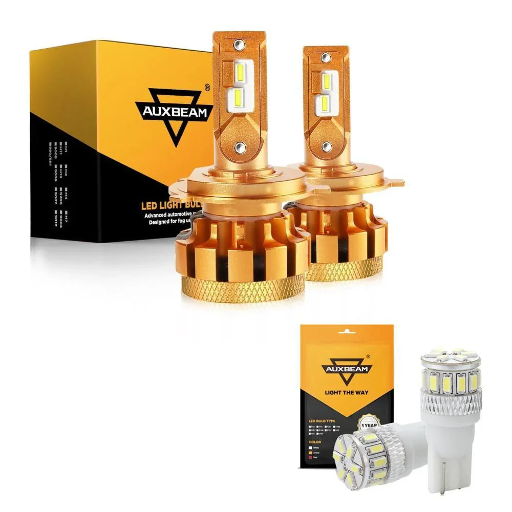 Auxbeam F-16 Plus Series LED High/Low Beam Bulb for 2000-2003 HONDA CIVIC H4