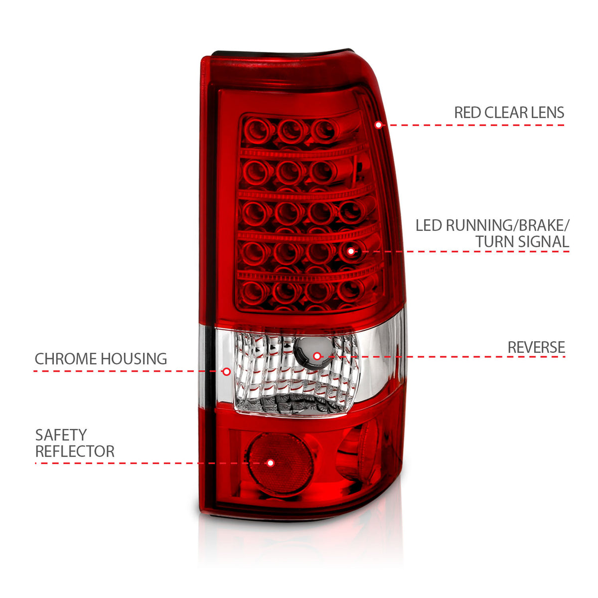 1999-2007 Chevrolet Silverado / 2001-2007 Chevrolet Silverado Tail Light Assembly
