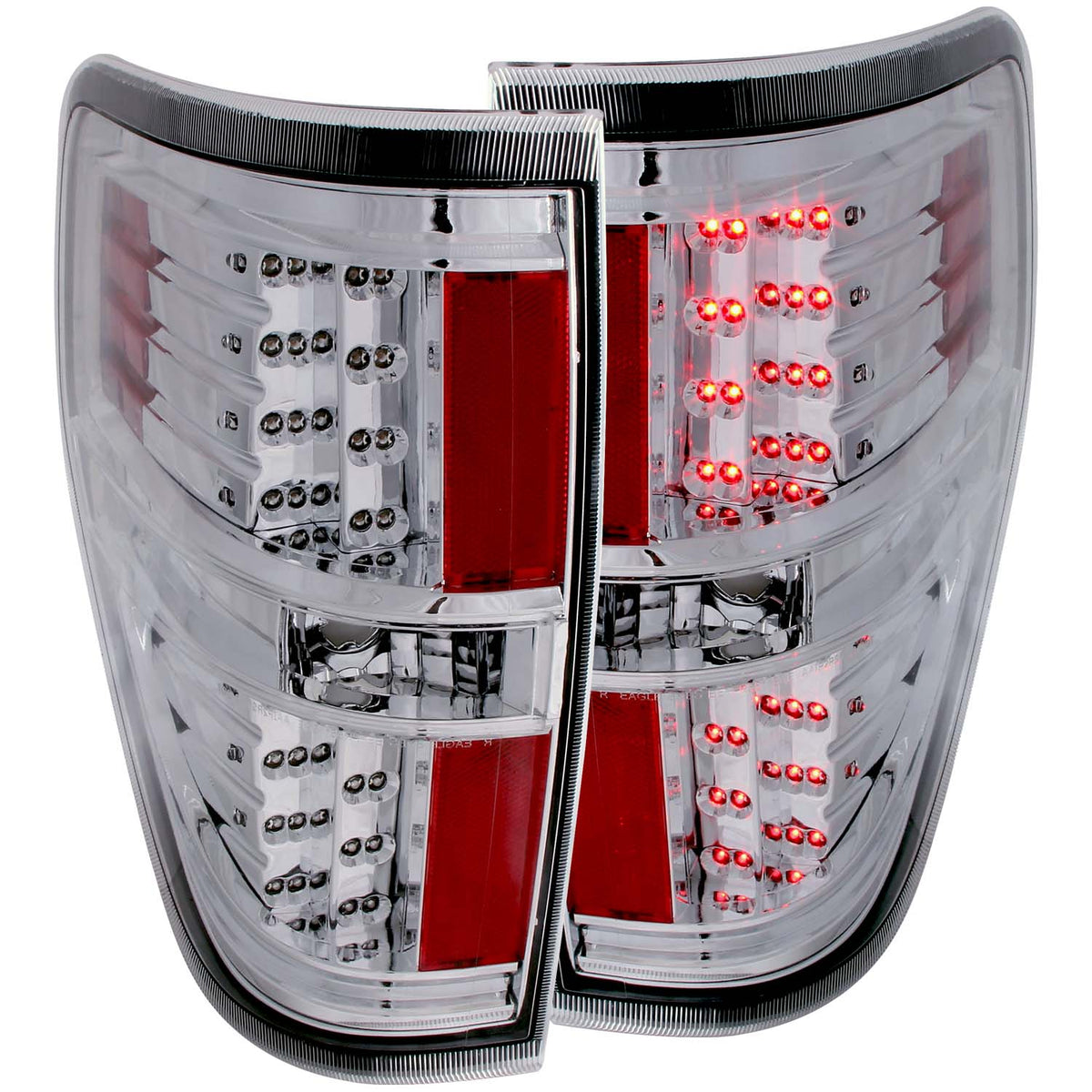 2009-2014 Ford F-150 Tail Light Assembly Chrome ANZO 311147