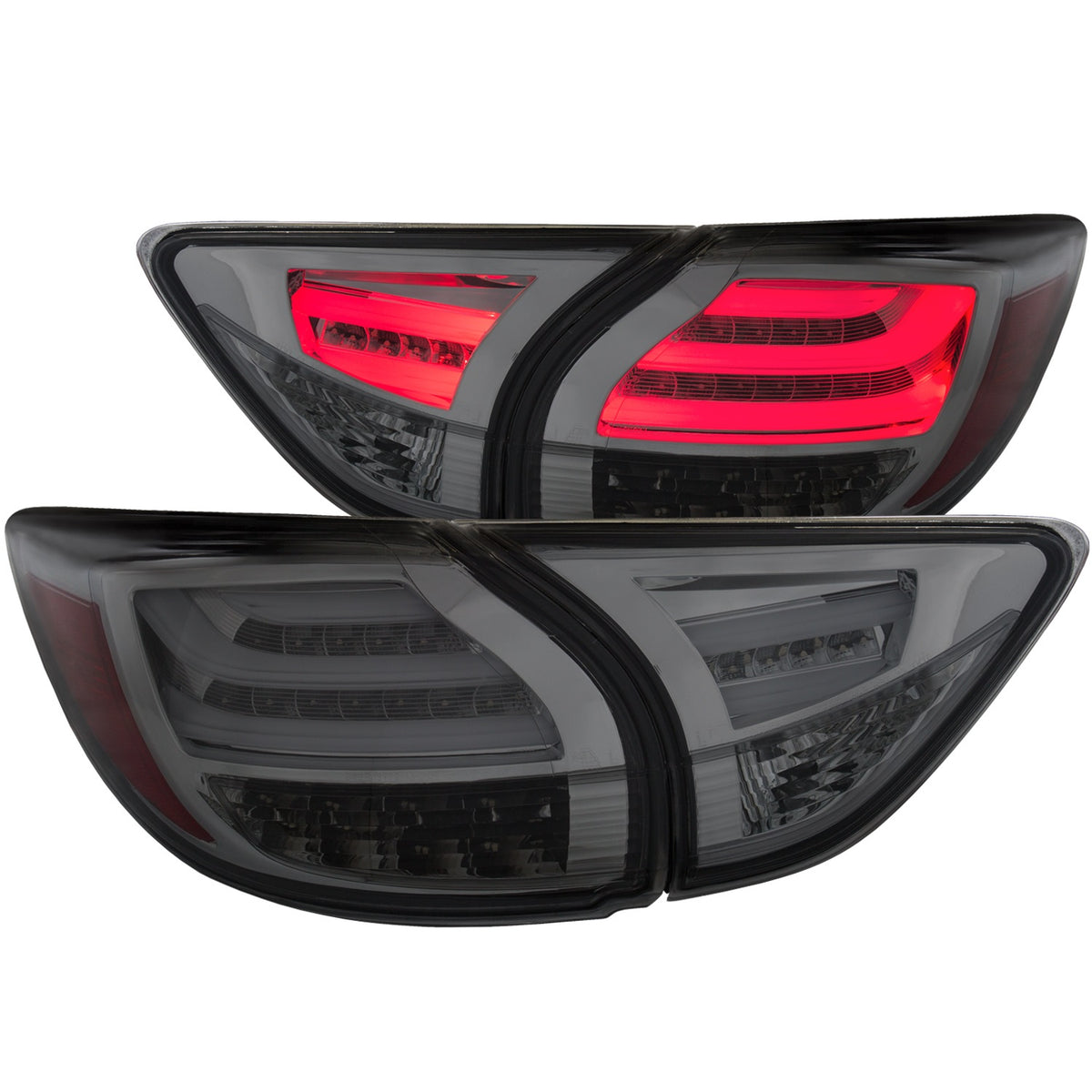 2013-2015 Mazda CX-5 Tail Light Assembly Chrome ANZO 311243