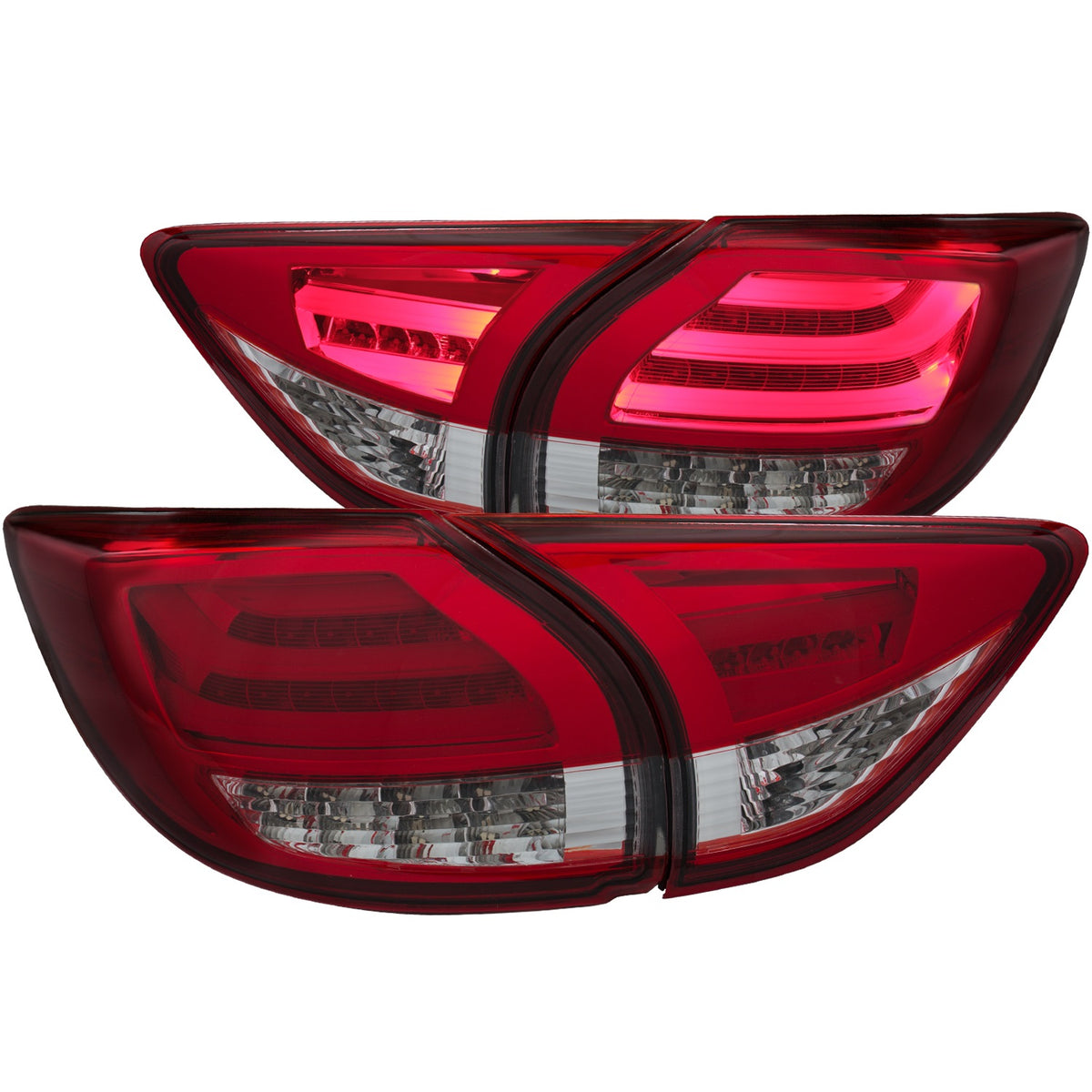 2013-2015 Mazda CX-5 Tail Light Assembly Chrome ANZO 311245