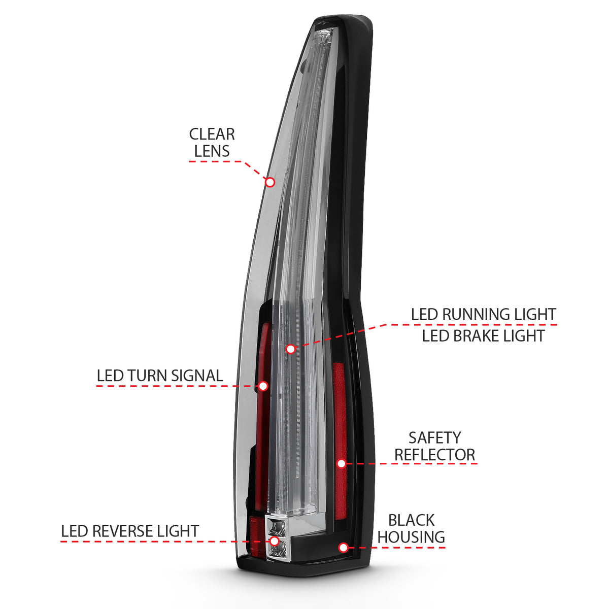 2014 Chevrolet Suburban / 2007-2014 Chevrolet Suburban / 2007-2013 Chevrolet Suburban Led Taillights