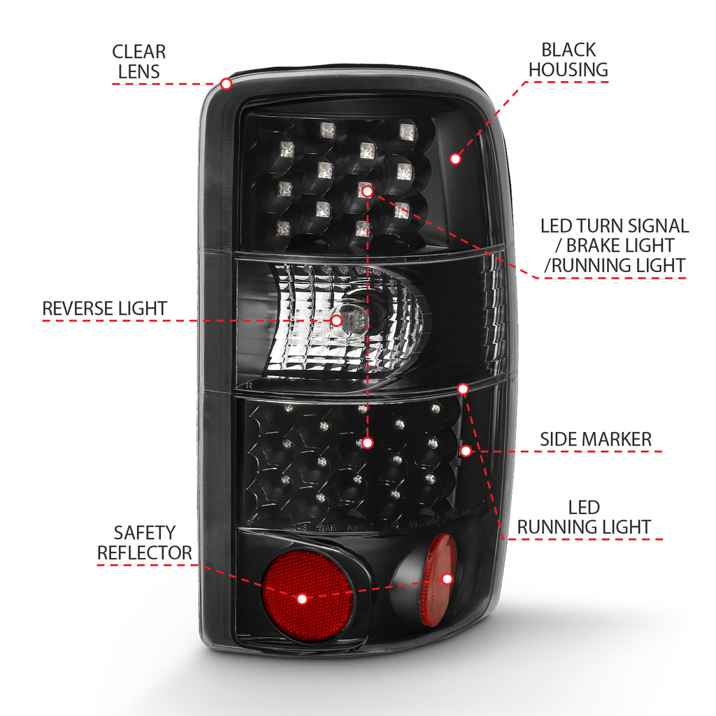 2000-2006 Chevrolet Suburban / 2000-2006 Chevrolet Tahoe Led Taillights