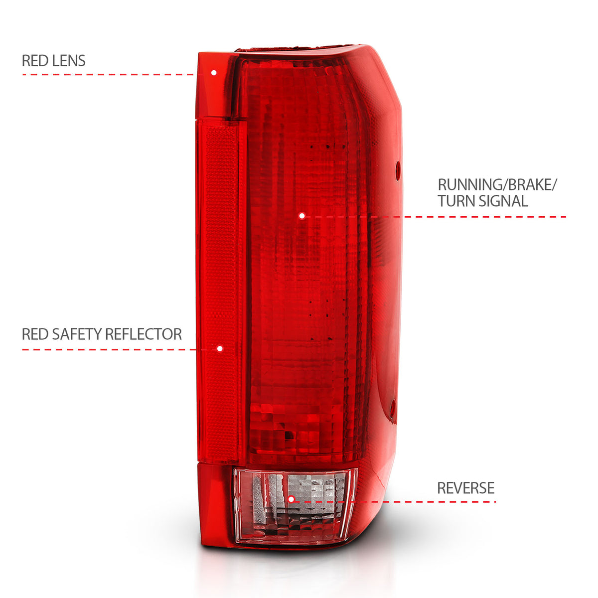 1992-1996 Ford Bronco / 1992-1997 Ford F-150 / 1992-1997 Ford F-250 Tail Light Assembly