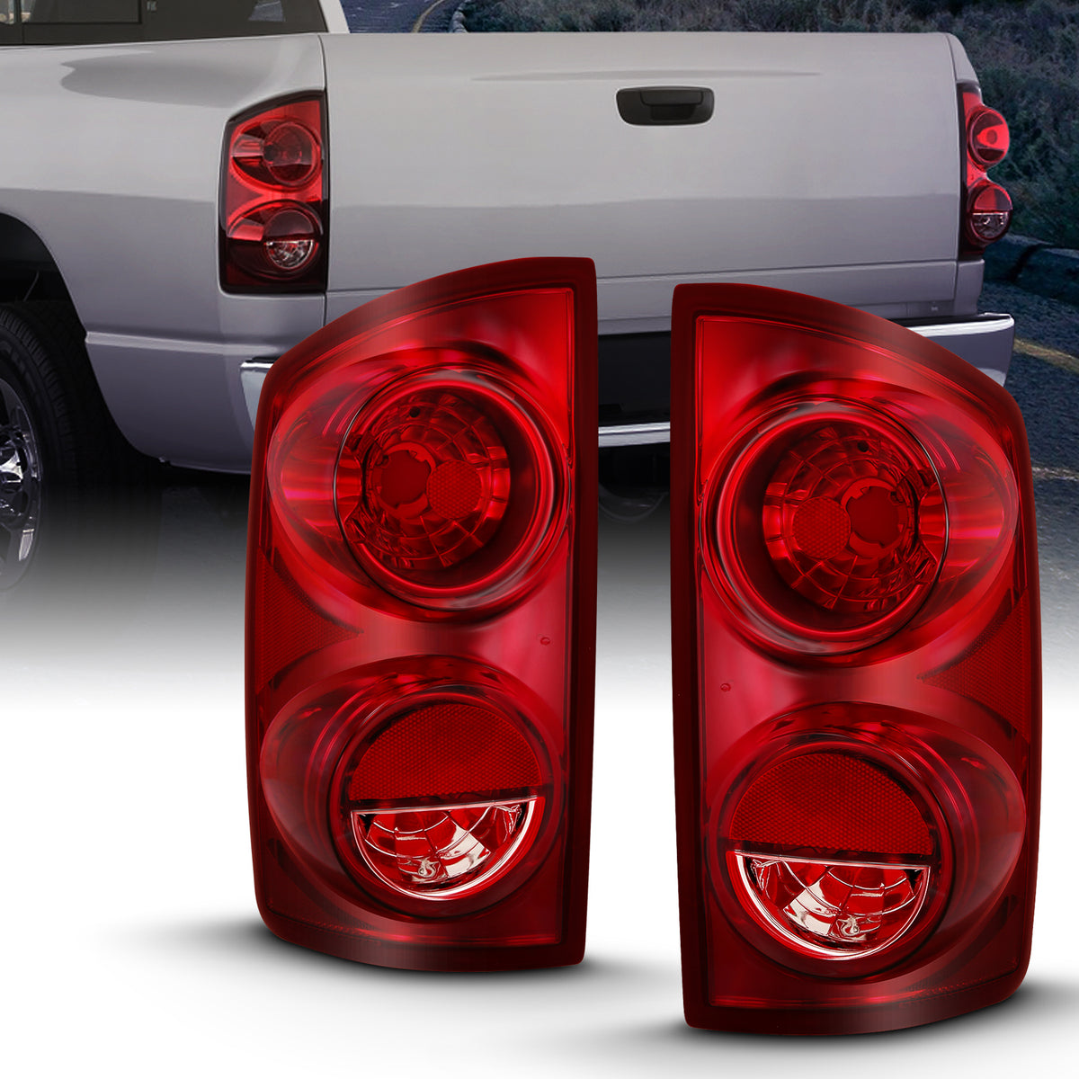 2007-2008 Dodge Ram / 2007-2009 Dodge Ram Tail Lights