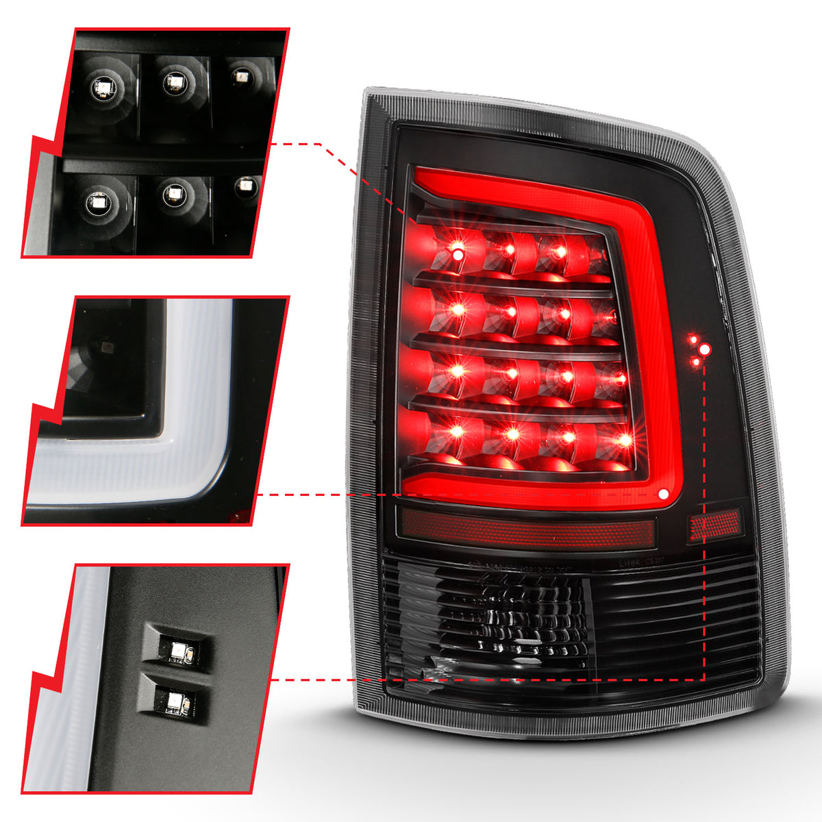 2009-2010 Dodge Ram / 2010 Dodge Ram Tail Light Assembly