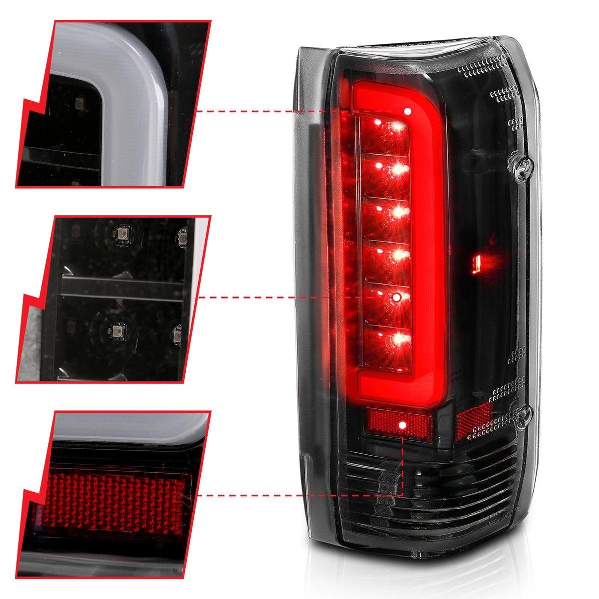 1988-1996 Ford Bronco / 1987-1996 Ford F-150 / 1987-1996 Ford F-250 Tail Light Assembly