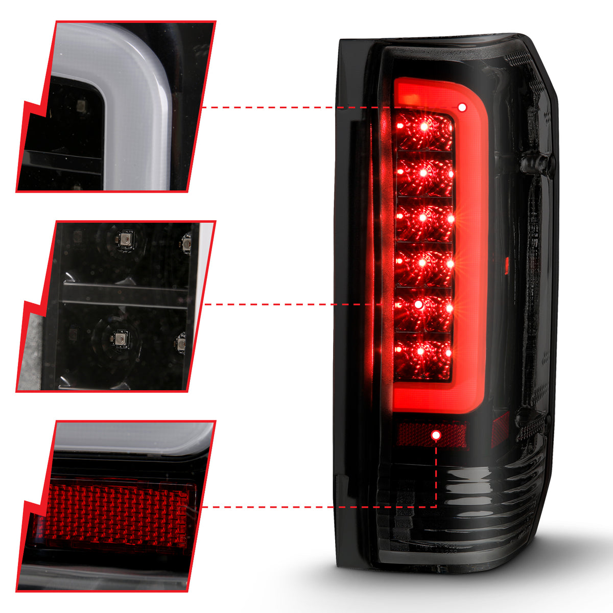 1988-1996 Ford Bronco / 1987-1996 Ford F-150 / 1987-1996 Ford F-250 Tail Light Assembly