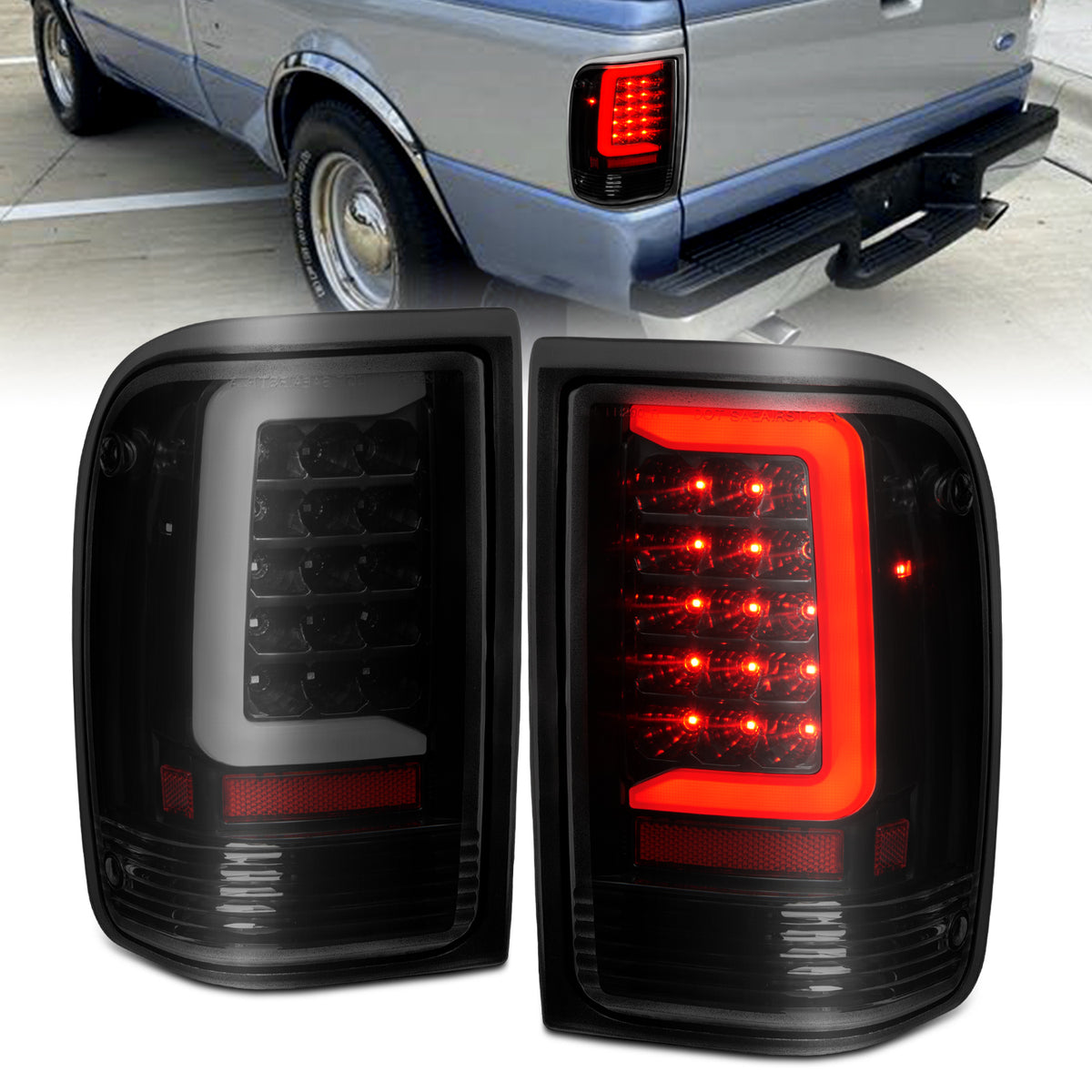 1996-1997 Ford F-100 Ranger / 1993-1997 Ford Ranger Tail Light Assembly