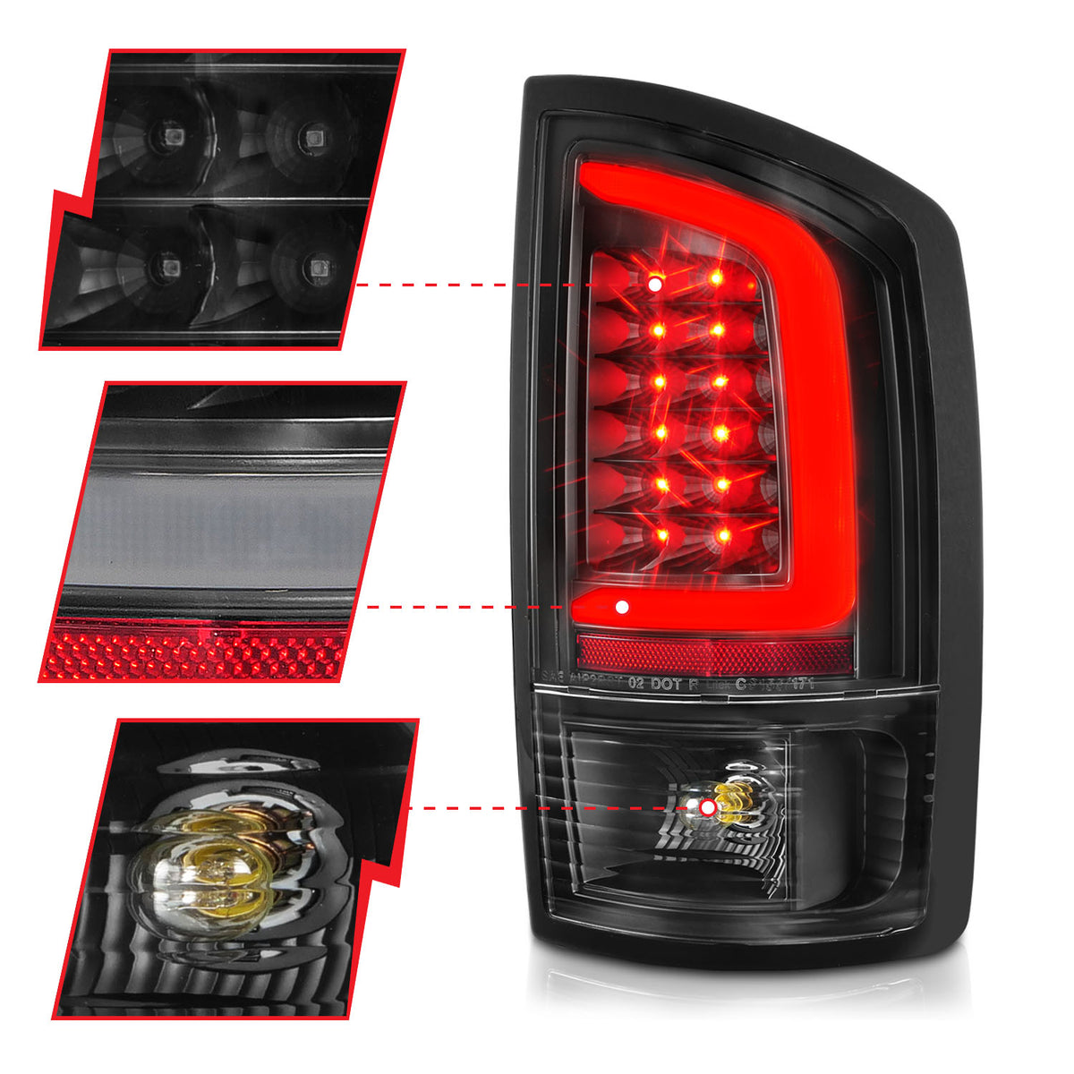 2002-2006 Dodge Ram / 2003-2006 Dodge Ram Tail Light Assembly