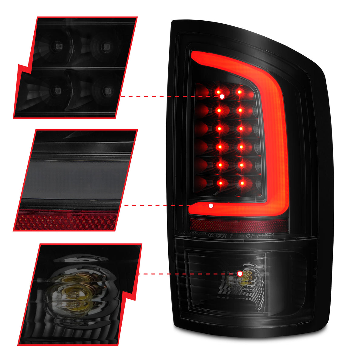 2002-2006 Dodge Ram / 2003-2006 Dodge Ram Tail Light Assembly