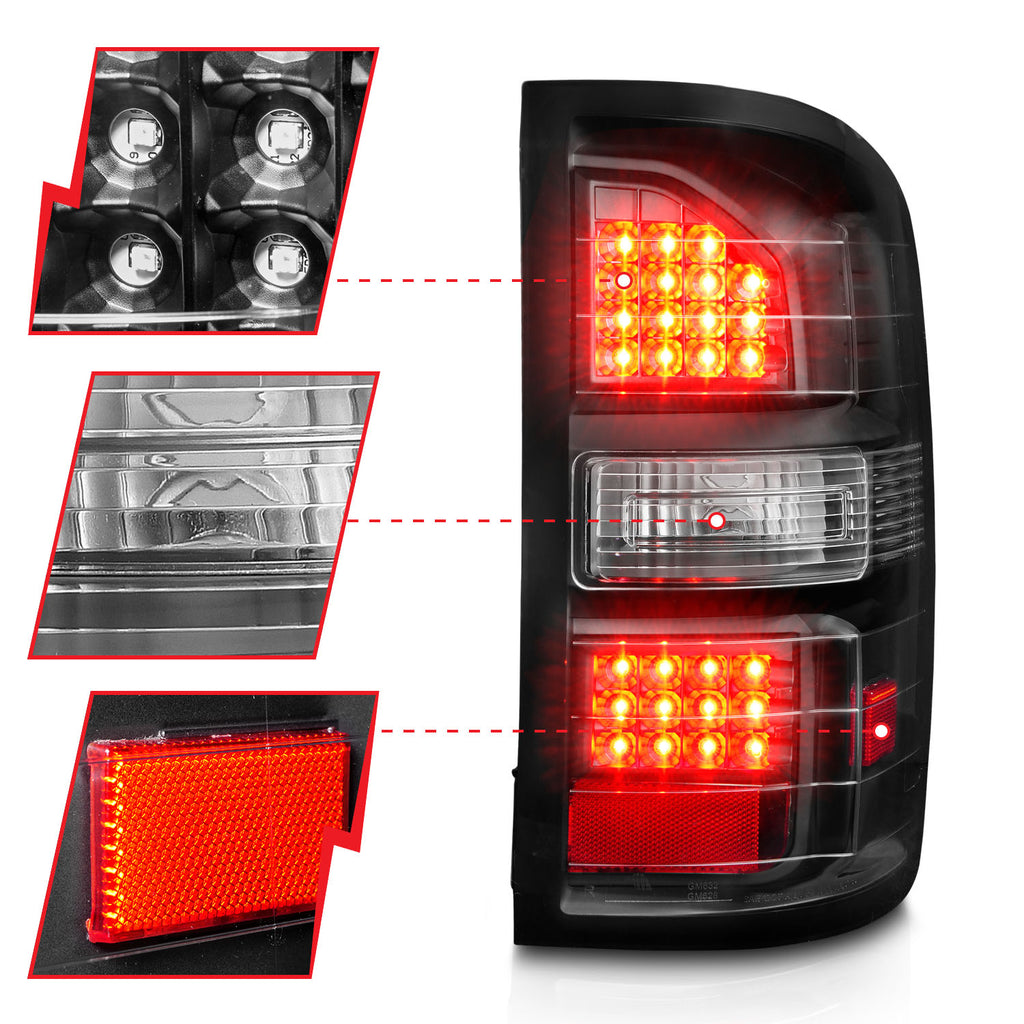 2015-2018 GMC Sierra / 2014-2018 GMC Sierra Tail Light Assembly
