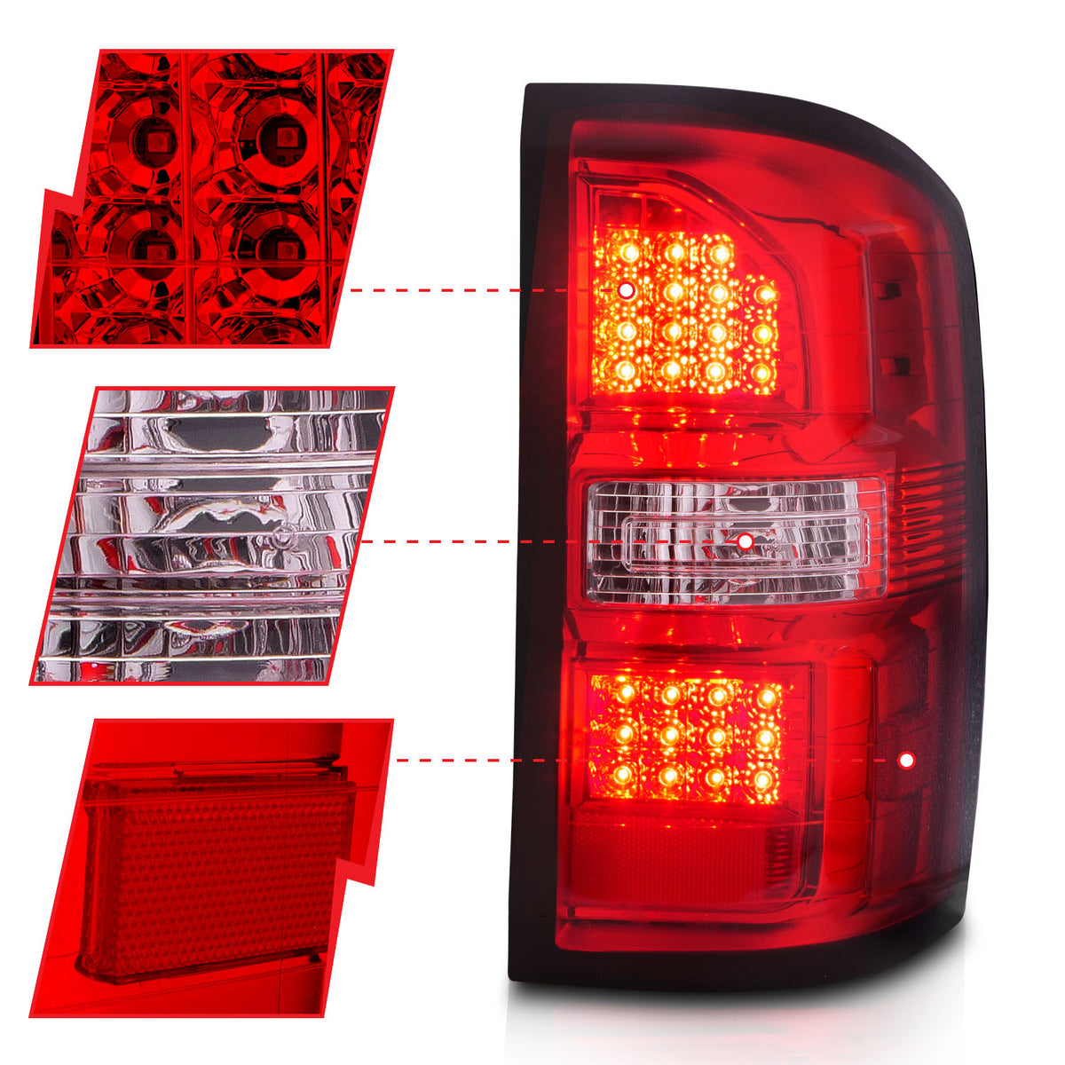 2015-2018 GMC Sierra / 2014-2018 GMC Sierra Tail Light Assembly