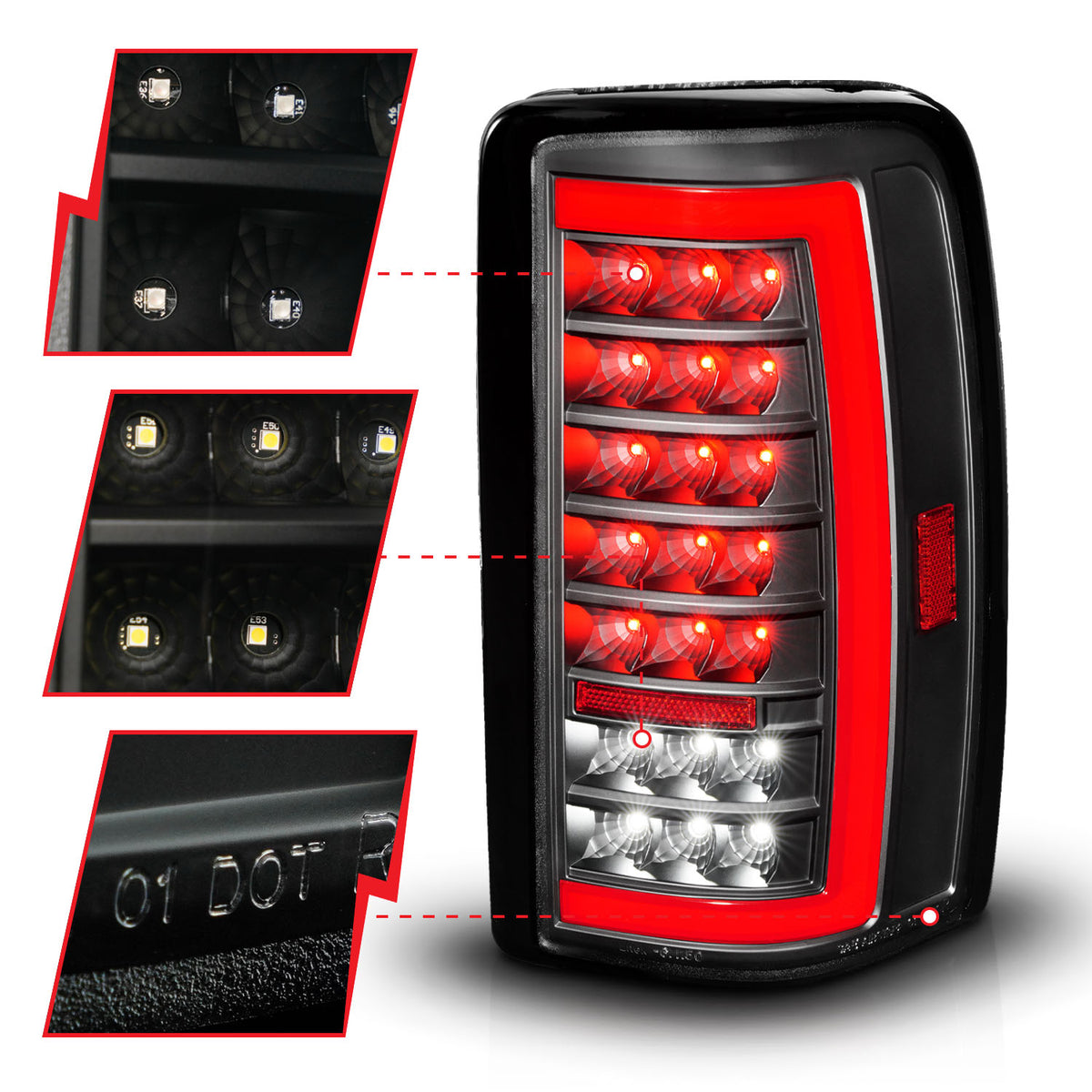 2000-2006 Chevrolet Suburban / 2000-2006 Chevrolet Tahoe Tail Light Assembly