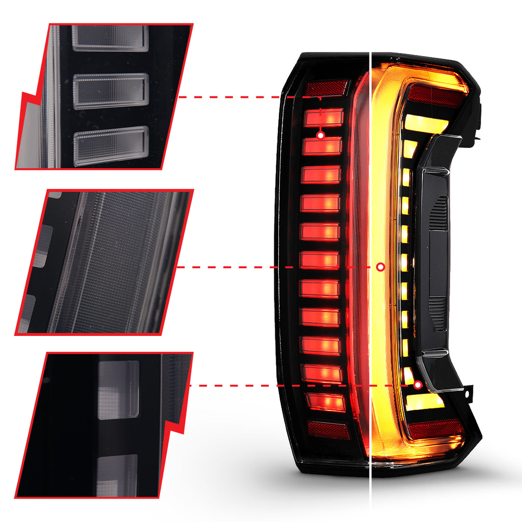 2022-2026 Toyota Tundra FULL LED TAIL LIGHTS SMOKE LENS