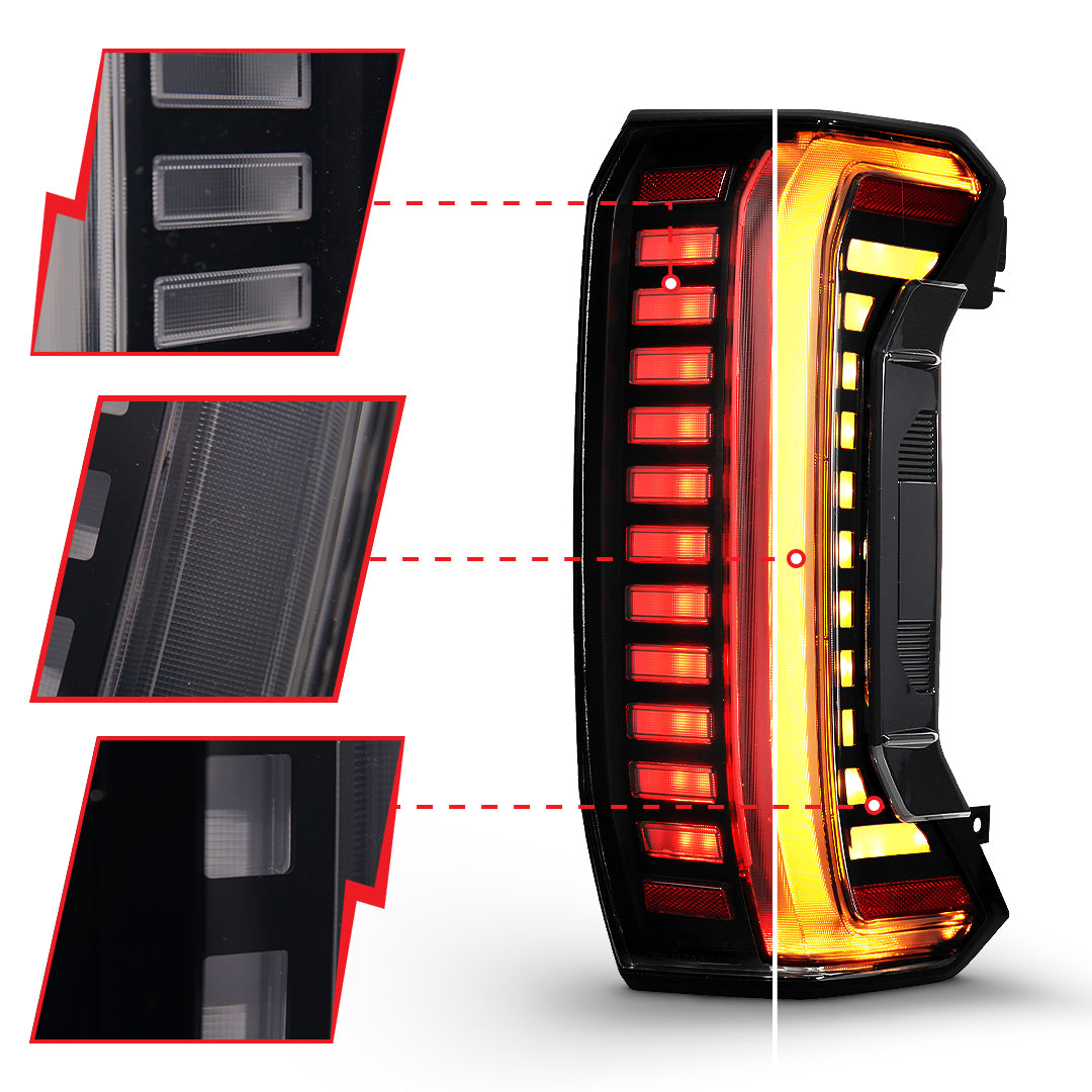 2022-2026 Toyota Tundra FULL LED TAIL LIGHTS SMOKE LENS