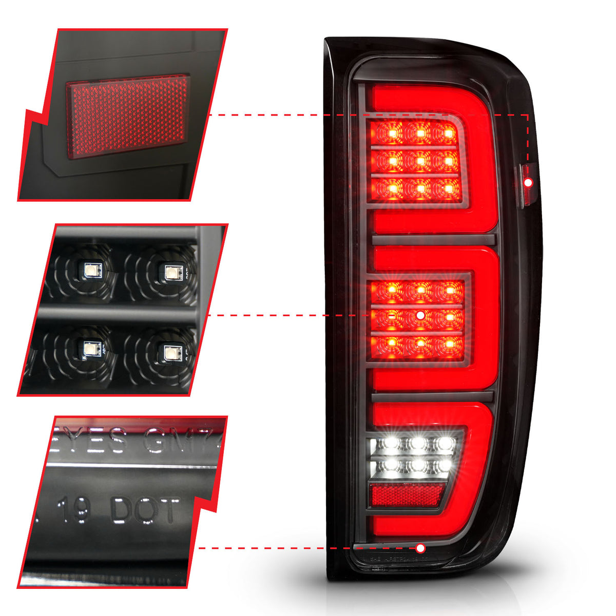 2019-2023 GMC Sierra / 2020-2023 GMC Sierra Tail Light Assembly