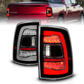 2009-2010 Dodge Ram / 2009-2010 Dodge Ram RAM 09-18/3500 10-18 LED TAIL LIGHTS BLACK CLEAR LENS W/ SQTL SIGNAL