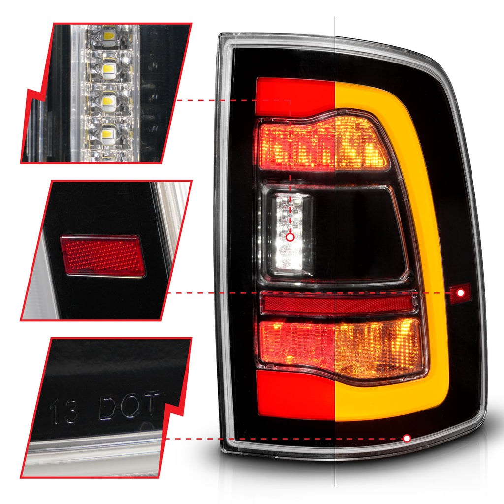 2009-2010 Dodge Ram Tail Light Assembly