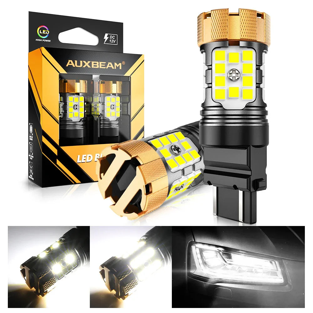 Auxbeam LED Headlights Bulbs Bundle for 2011-2012 Ram 3500 9005 H11