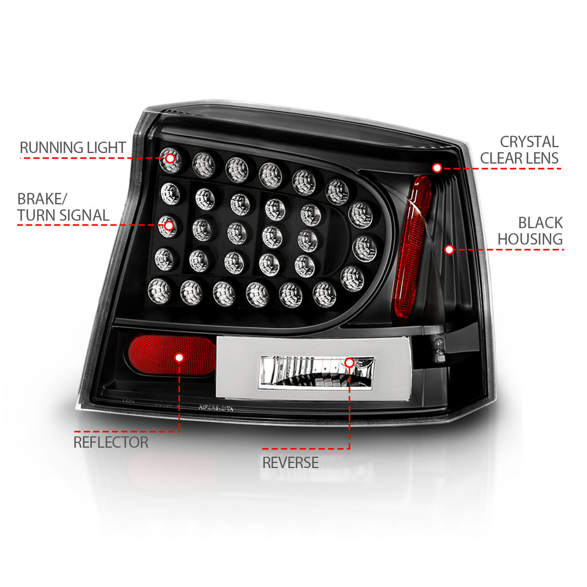 2006-2008 Dodge Charger Tail Light Assembly