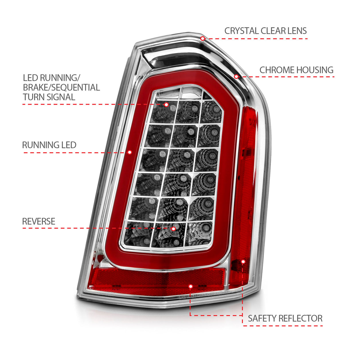2011-2014 Chrysler 300 Led Taillights