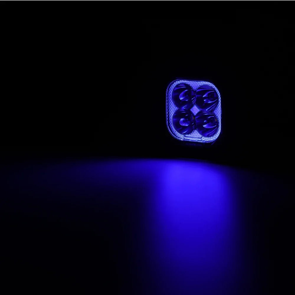 Color Play Series 3 Inch 116W RGB LED Pod Lights Off Road Lights With 8 Backlight Options