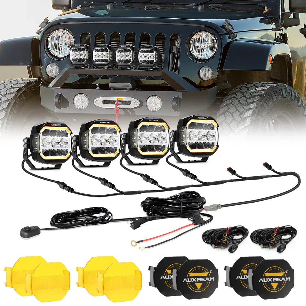 Auxbeam XP-ULTRA Series 5 Inch 174W LED Side Shooter Pod Lights
