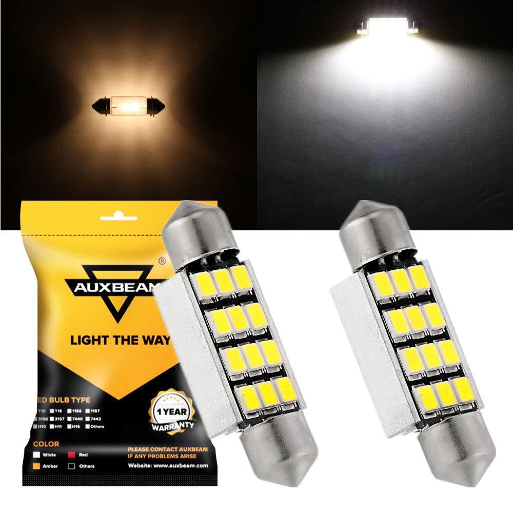 Auxbeam 39MM DE3174 1.54" Festoon LED Interior/Dome/Map/License Plate Light