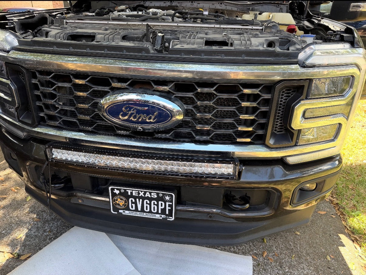 FCK Lightbars Lower Grille Light Bar Mount for 2020-2026 Ford Super Duty