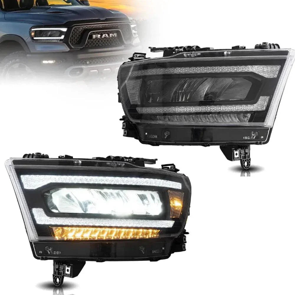 Vland LED Headlight Reflection for 2019-2023 Dodge Ram 1500 5th Gen (DT)