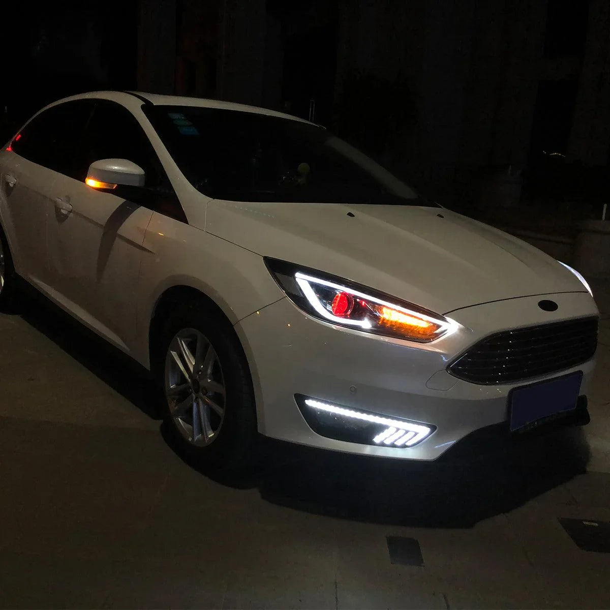 Vland LED Headlight Assembly for 2015-2018 Ford Focus 3rd Gen Mark III Facelift