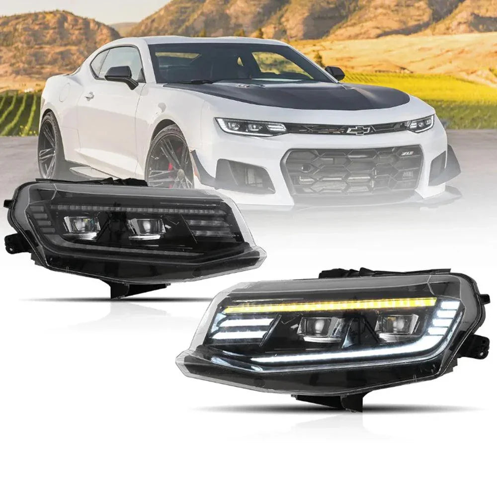 Vland LED Headlight for 2016-2018 Chevrolet Camaro & 2019-2024 Camaro ZL1