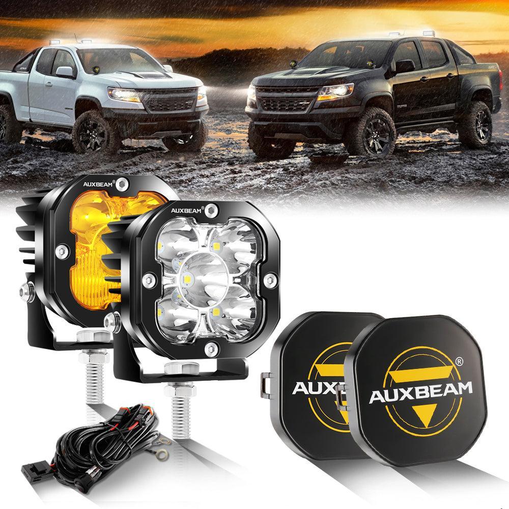 XP-ULTRA Series 3 Inch 80W 9600LM LED Pods Lights White&Amber
