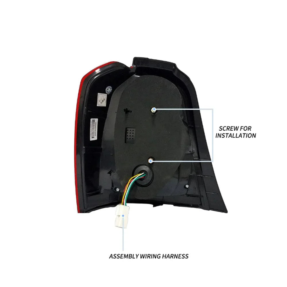 Vland LED Tail Lights Assembly for 2001-2007 Toyota Highlander 1st Gen (XU20)