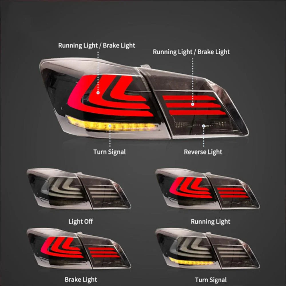 Vland LED Tail Light Assembly for 2013-2017 Honda Accord 9th Gen Sedan