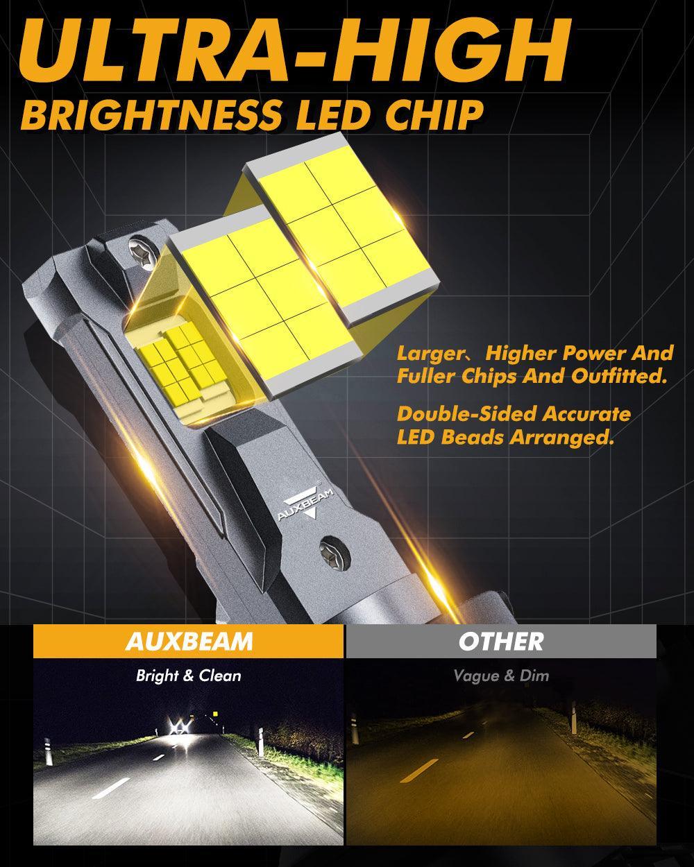 Auxbeam H13 LED Headlight Bulbs 110W F22 Series 2 Bulbs