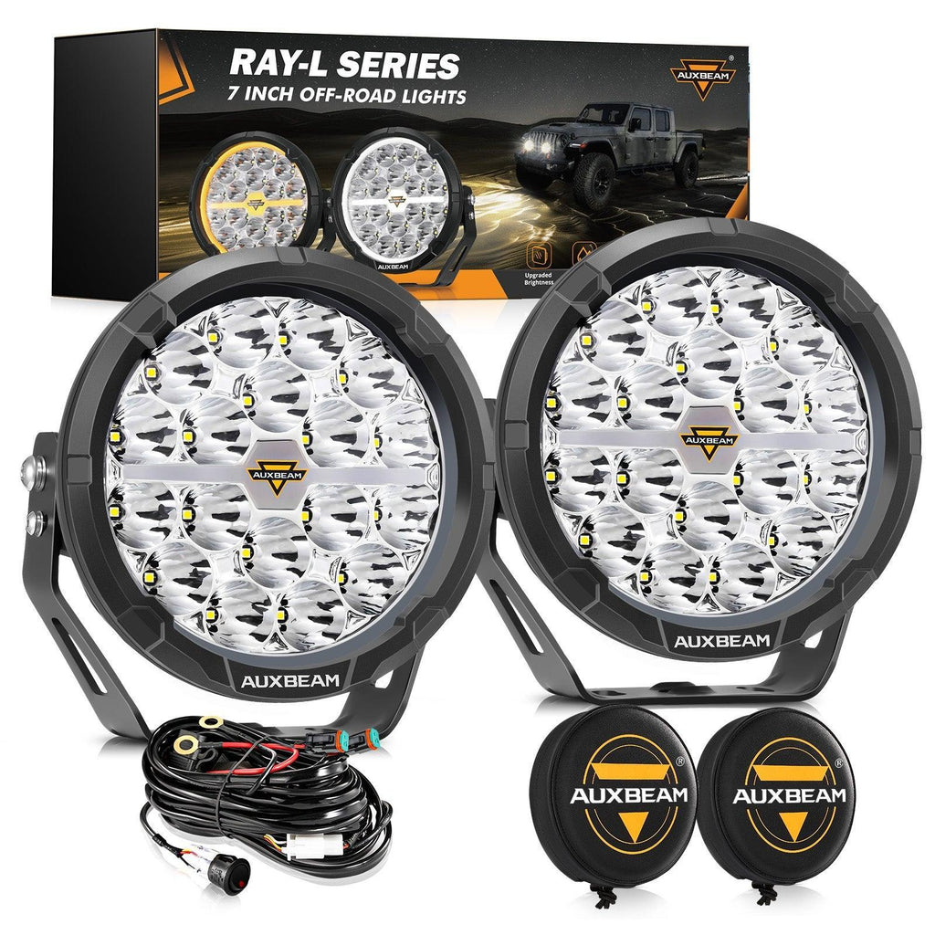 RAY-L Series 7/9 Inch Dual DRL Offroad LED Driving Lights