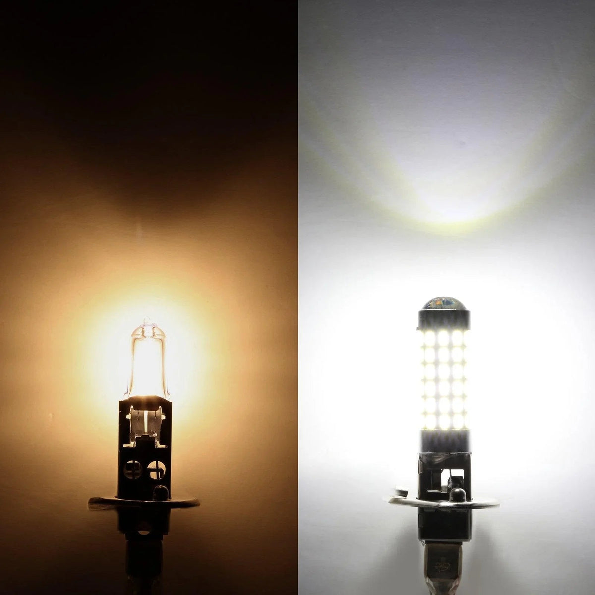 Auxbeam H1 LED Fog Light/DRL Bulbs 6W 2000ML 6500K White - 2 Bulbs