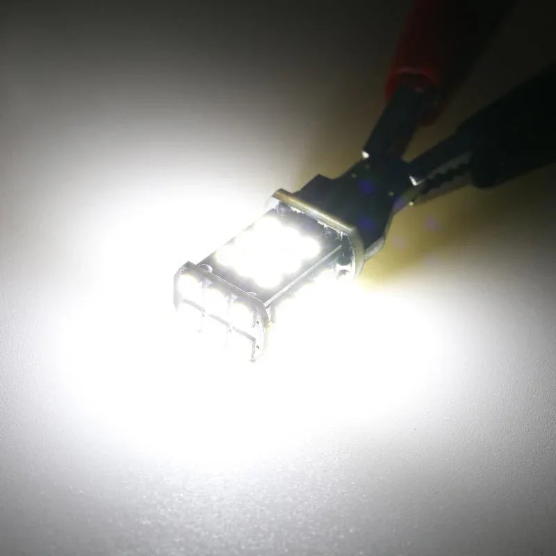 Auxbeam 912 921 T15 W16W LED Back-up/Brake/Tail Light Bulbs 10W 6500K White 2
