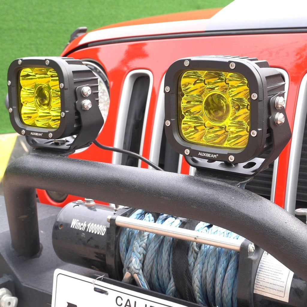 5 Inch 110W White/Amber Spot Light LED Driving Lights for Toyota Tacoma